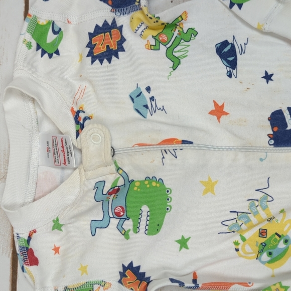 Hanna Andersson White Space Jammies 90cm 3T - Picture 2 of 8